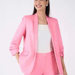 SALT Attire Pink Plain Jacket-image-52