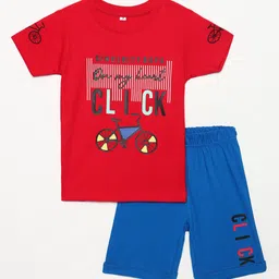 YK Boys Printed T-shirt with Shorts-58