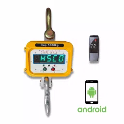HSCo 5000 Kg Capacity Crane Bluetooth Scale CRH5000-45