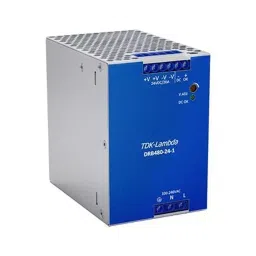 TDK-LAMBDA POWER SUPPLY, AC-DC, 24V, 20A, DRB480-24-1-41