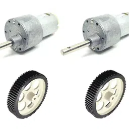 Invento ISC 071-A 12-18 V Geared DC Heavy Duty Motor for Robot Car DIY image 1