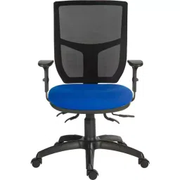 RS PRO Blue Fabric Typist Chair, 150kg Weight Capacity Model No 1970400-image-52