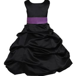 Wish little Satin A-Line Dress-32