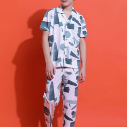 Lil Tomatoes Boys Printed Night suit-picture-44