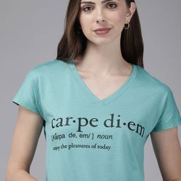 Van Heusen V-Neck Short Sleeve Lounge Top-image-34
