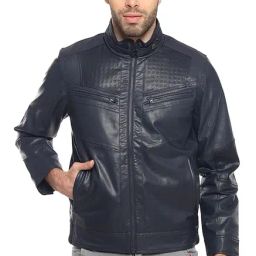 Duke Navy Full Sleeves Jacket-image-69