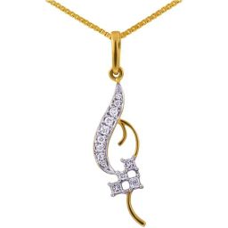 Joyalukkas 18 kt Gold & Diamond Pendant with Chain-picture-36