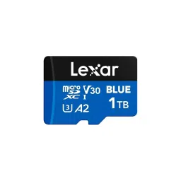 Lexar High-Performance microSDXC Memory Card 1 TB UHS-I with SD Adapter, BLUE-21