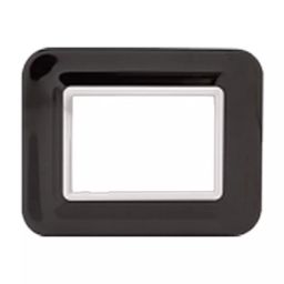 Anchor Roma Urban Hue 8 Module Square Lamp Black Polycarbonate Cover Plate with Base Frame & Coller, 66888LBC-image-86