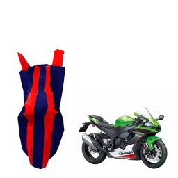 Auto Pearl Waterproof Two Wheeler Cover For Kawasaki Ninja ZX-10R (Red & Blue)-image-98