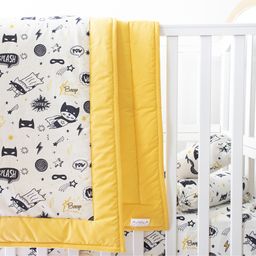Yellow Doodle Superbaby Organic Bedding Gift Basket - Yellow-image-94