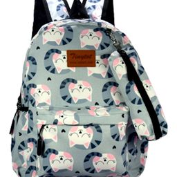 Tinytot 20 Litre Stylish & Trendy Water Resistant Hi Storage Backpack with Pencil Pouch Pink - Height 17 Inch-13