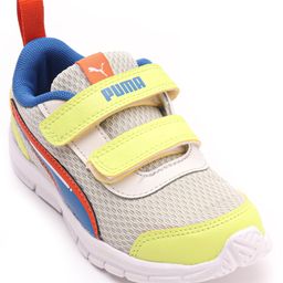 PUMA Racer PS V1 Slip On Sneakers with Velcro Closure - Nimbus Cloud Victoria Blue & Light Lime-image-46
