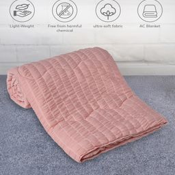 Mi Arcus Solid Premium Ultra-Soft Cool Knitted Blanket for 1-3 Years, 120x90 CM - Pink-image-6