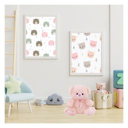 Outfit collections Modern Art Kids Painting For Stylish Wall Décor - Cute Panda-image-98