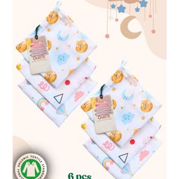 Outfit Collections Super Soft Microfiber Washclothes Towel for babies  Set of 6 - Multi-15