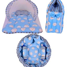 Babytoons Combo Pack of Baby Bedding Gift Pack Set for Baby Boys and Baby Girls (Blue, 0-12 Months)-25