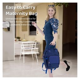 StarAndDaisy Diaper Backpack for Baby  Waterproof Multifunctional Bag with Max Storage Capacity  Joy Blue Color-27