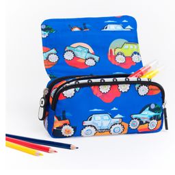 JUICE Monster Truck Pencil Case - Royal Blue-10