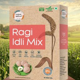 ORGANIC WISDOM-Back to Roots Instant Ragi/Nachni Idli Mix (Millet Idli)| 100% natural & Gluten Free| Super Food for Kids | Rich in Calcium & Fibre | Easy to Make | 400 g-2