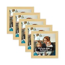 Art Street Beige 5 Pieces Wooden Wall Photo Frames-image-19
