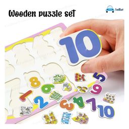 FunBlast Learning Numbers Puzzle Board Toy for Kids  Multicolor image 2