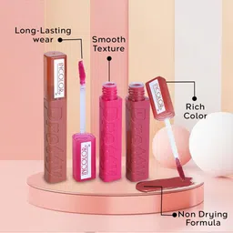 INCOLOR Pretty Matte Lip Gloss - 6ml - 07 - Pigment Of Passion image 5