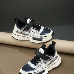 Campus Kids Colourblocked Mesh Sneakers-image-27