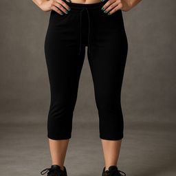 EcoLove Women Mid-Rise Cotton Sports Capris-image-36