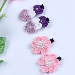 FUNKRAFTS Girls Set of 4 Alligator Hair Clip-90