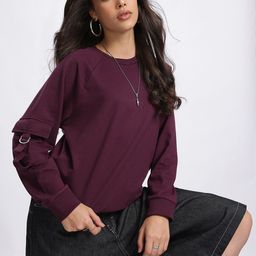 DressBerry Comfy Chic Raglan Sleeves Sweatshirt-image-23