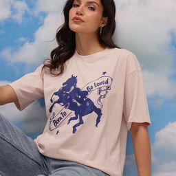 CORSICA Printed Drop-Shoulder Sleeves Cotton T-shirt-picture-25