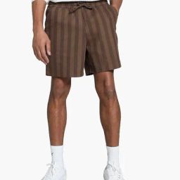 Puma Brown Relaxed Fit Players Lane Relaxed Fit Shorts-image-107
