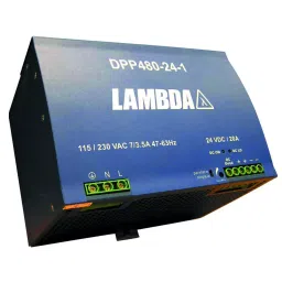 TDK-LAMBDA AC-DC CONVERTER, DIN RAIL, 1 O/P, 480W, 10A, 48V, DPP480-48-1-44