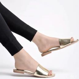 Shoetopia Kids Golden Casual Sandals-image-78