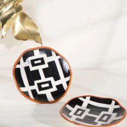 Freedom Tree SikaarHandpainted Ceramic Small Plate - Set Of 2-image-98
