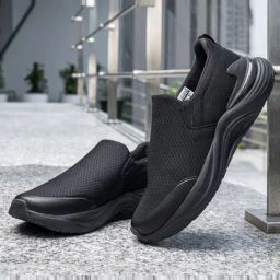 Red Tape Men's Comfort Stride Black Walking Shoes-picture-14
