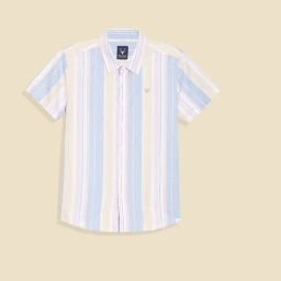 Allen Solly Boys Multi-Color Cotton Striped Shirt-picture-16