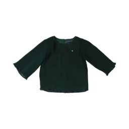 Allen Solly Junior Green Solid Full Sleeves Top-image-42