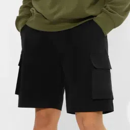 The Souled Store Black Nylon Regular fit Shorts-image-99