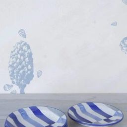 Elae Hand Painted Ceramic Small Plate - Set Of 4-12