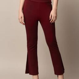 Only Maroon Skinny Fit Leggings-image-8