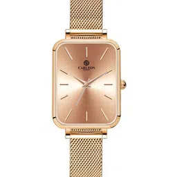 Carlton London Women Dial & Stainless Steel Bracelet Style Straps Analogue Watch CLDWMS-06-45