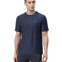 Alcis Navy Cotton Slim Fit T-Shirt-image-55