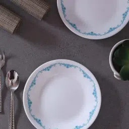 Corelle Garden Lace Vitrelle Glass Small Plates - Set of 6-10