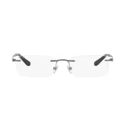 Ray-Ban 0RX6303I Highstreet Gunmetal Rimless Rectangular Frame-picture-17