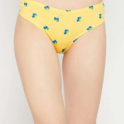 Clovia Cotton Pack of 3 Low Waist Printed Thong with Inner Elastic image 2