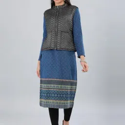 Aurelia Black Regular Fit Jacket-image-63