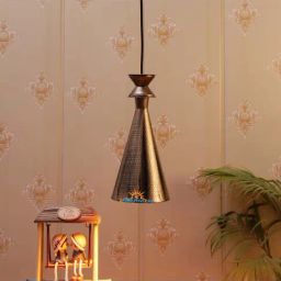 DecorativeRay Gold Aluminium Hanging Light - Set of 1-image-111