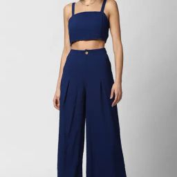 Forever 21 Blue Crop Cami Top With Pants-picture-13